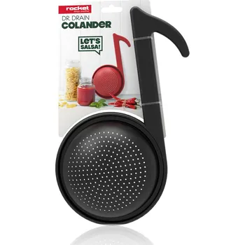 Cedník a síto Cedník ROCKET DESIGN Dr.Drain, černý