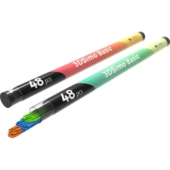 Filament 3DSimo Basic Filament PCL3 zelená/modrá/hnědá