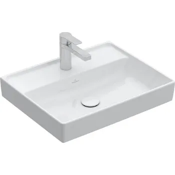 Umyvadlo Villeroy & Boch Collaro umyvadlo 55x44 cm, otvor pro bateriii, bez přepadu, bílá Alpin (4A335601)