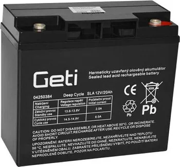 Trakční baterie Geti 04250384 12 V 20 Ah