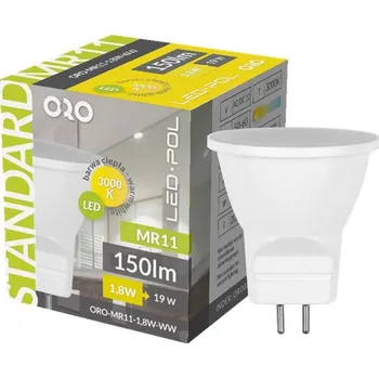 Žárovka LED-POL Směrový světelný zdroj ORO-MR11-1,8W-CW
