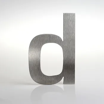 Domovní číslo popisné Nerez EUROMODE písmeno "d"