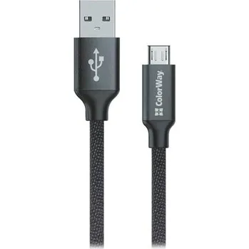 Datový kabel Colorway Datový Kabel Usb / Micro Usb/ 1m/ 2.1A/ Černý