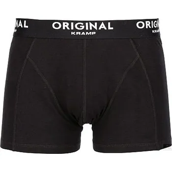 Pánské spodní prádlo Trenky Boxerky černé Kramp 1-vrstvé 3ks vel. 4XL