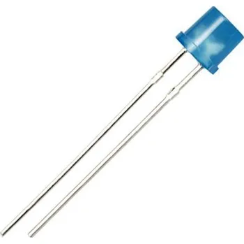 Polovodič LED 5mm modrá LL-504BD1E-B4-2B
