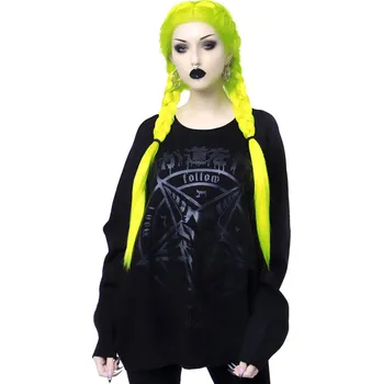 Dámský svetr svetr dámské - Blazed Out Batwing - KILLSTAR - KSRA002532 - XL