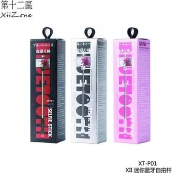 Selfie tyč REMAX Držák na selfie - XT-P01 - s tlačítkem bluetooth na rukojeti - Černá, 50137