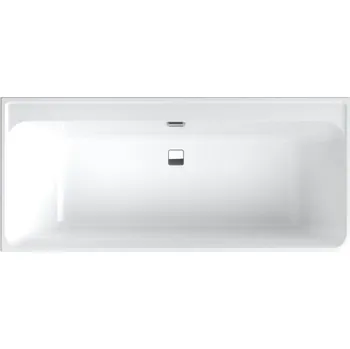 Vana Villeroy & Boch Collaro obdélníková vana ke stěně 180x80 cm, levá, bílá alpin/Chrome (UBA180COR9CL00VD01)