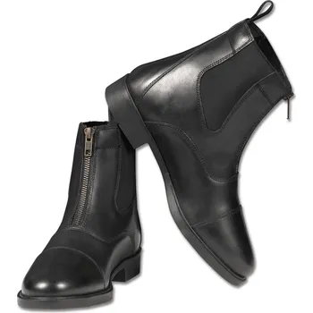 Jezdecká obuv ELT Pérka kožená Boston ELT, pro dospělé, černá 37