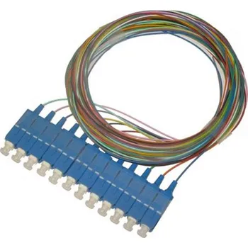 Síťový kabel XtendLan FOTS-SC-9-1-9-12 Pigtail, SC, 9/125, 0,9mm, 1m FOTS-SC-9-1-9-12