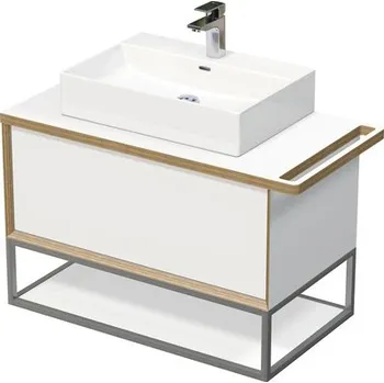 Umyvadlo Koupelnová skříňka s umyvadlem na desku Intedoor MULTI 98 cm OXO MULTI OALU 90 1Z KDP