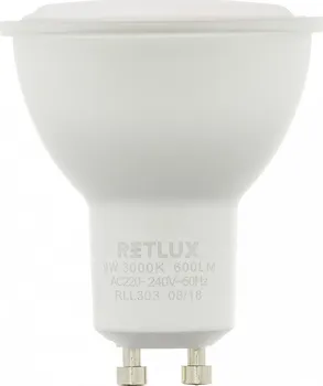 Žárovka Retlux RLL 303 LED žárovka GU10 9W 3000K