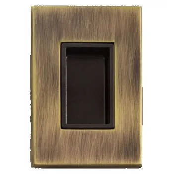 Dveřní kování TUPAI mušle na posuvné dveře,hranatá, malá TUPAI - 2649 OGS