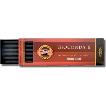 Koh-I-Noor Gioconda Křída černá kreslířská 6 ks