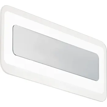 Nástěnné svítidlo Linea Light 8881 Antille_S, nástěnné svítidlo z pískovaného skla a chromu, 14W LED 3000K, délka 31cm