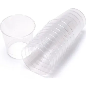 Jednorázové nádobí Pohárek na alkohol 0,04L transp. 50ks/bal.