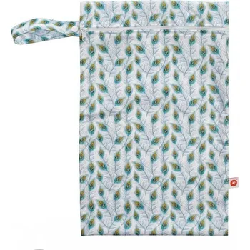 Pytel na pleny Kikko Nepromokavý pytlík Velikost M Peacock Feathers