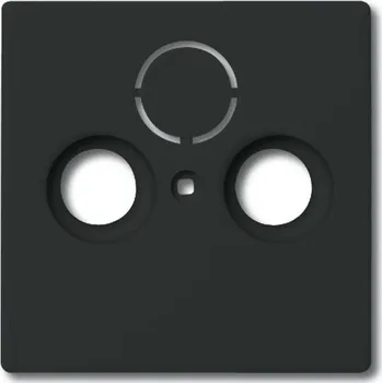 Elektrická zásuvka Kryt zásuvky televizní, rozhlasové (a satelitní) antracitová ABB Solo 1724-0-4252, 2CKA001724A4252