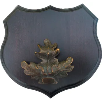 Obraz Dřevo Novák podložka pod trofej frézovaná, černá zvěř č. 361 litinové krytí Barva: černá,