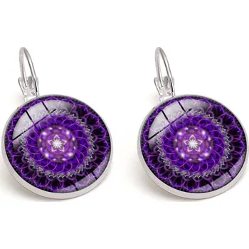 Náušnice Náušnice s francouzské háčky---Čas 3 (stříbrná barva)