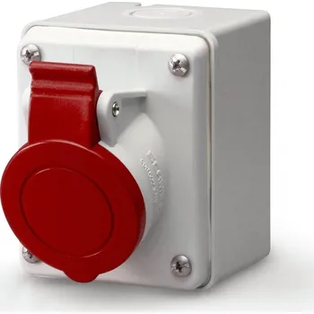 Elektrická zásuvka SCAME Zásuvka EUREKA 32A 5P IP44 nástěnná 522.3257