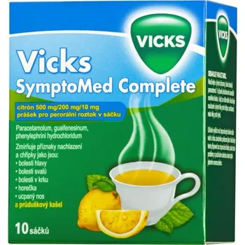 Lék na bolest, zánět a horečku Vicks SymptoMed Complete citrón 10 sáčků