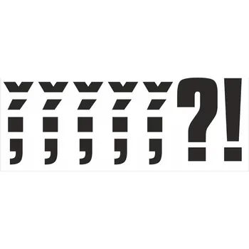 Samolepící etiketa Samolepicí symbol - arch 5 kusů samolepící vinylová fólie arch 5 ks - písmena 100 mm