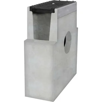 Odvodňovací žlab Betonová vpusť D400 s litinovou mříží H200 500 x 250 x 700 mm