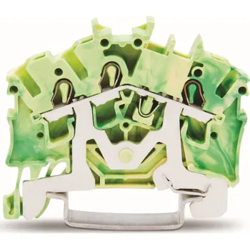 modulární přístroj a rozvaděč WAGO Svorka 2002-6307, 3vodičová průchozí 2,5 mm², šedá 2002-6307