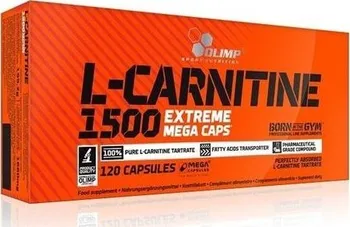 Spalovač tuku Olimp L-Carnitine 1500 extreme mega caps 120 cps.