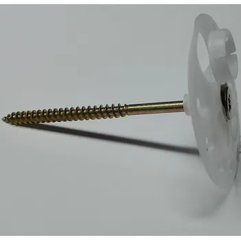 Hmoždinka Tepelně-izolační talířek KC 60 s vrutem do dřeva a dřevotřísky 6x180mm
