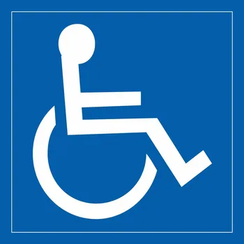 Speciální papír Zdravotně postižení samolepící vinylová fólie 100 x 100 mm