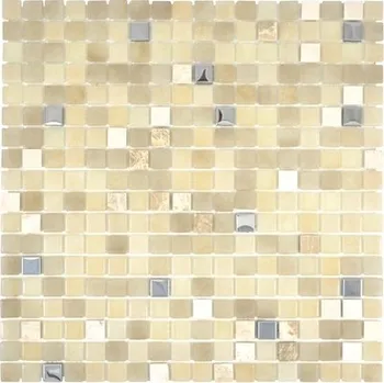 Obklad Skleněná mozaika Lope 14AN 30x30 cm béžová