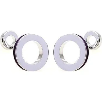 Manžetový knoflíček Manžetové knoflíčky designové kolečko, kruh Černá