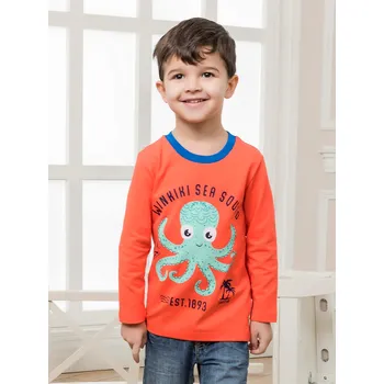 Chlapecké triko - WINKIKI WKB 01750, oranžová Barva: Oranžová, Velikost: 98