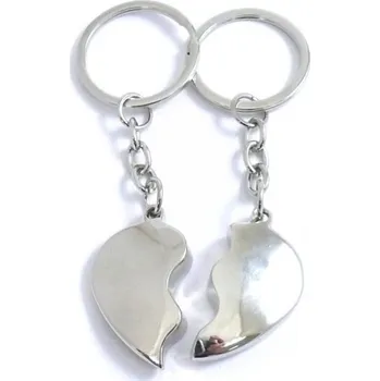 Profil klíčů Pár přívěšků - zlomené srdce | Železářství Klíče, příslušenství Příslušenství, přívěšky, visačky Přívěsky na klíče, popruhy na klíče