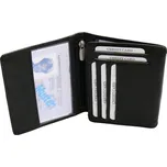 Kožené pouzdro na doklady, černé 2049 A, Neus