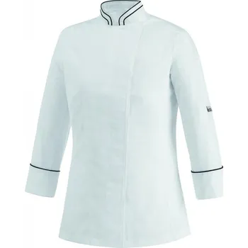 Gastro oděv EGOchef Dámský kuchařský rondon KATE WOMAN - egyptská bavlna S E-1001001BS