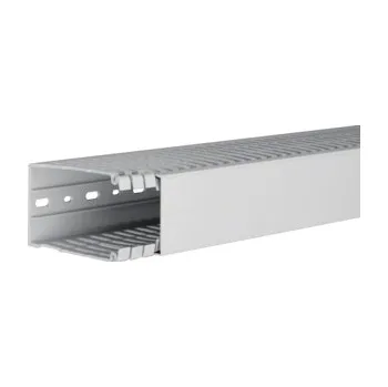 kabelová chránička TEHALIT Kanál HA7100060 propojovací, s víkem, 100x60, barva světle šedá, délka 2m HA7100060