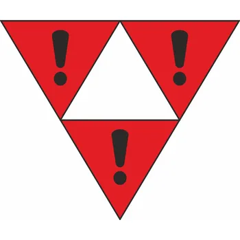 Značení Zákaz odtlačování a posouvání samolepící vinylová fólie A6 (148 x 105 mm)