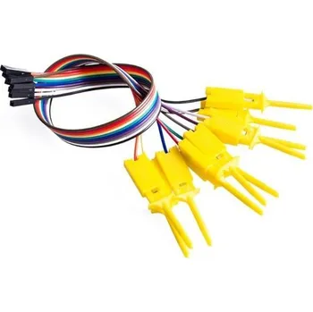 Elektronická stavebnice LaskaKit_cz Dupont kabel (female) s testovacím háčkem 10ks