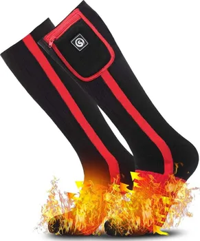 Dámské termo ponožky Bezdoteku Vyhřívané ponožky podkolenky Savior BR černé S