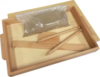 Dřevěná hračka Moyo Montessori Pískový tác