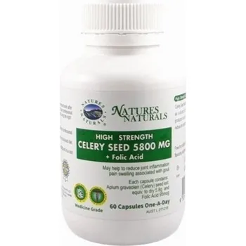 Lék na močovou cestu a ledviny Australian Remedy Celery Seed 5800 mg 60 kapslí