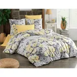 Bavlněné povlečení Alisa Žluté 70x90, 140x200 cm