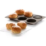Silikonová forma na housky, Roll Bread, 6 ks, hnědá - Lékué