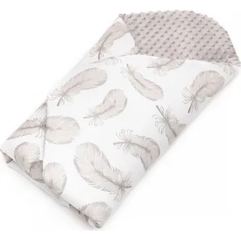 Zavinovačka T-tomi Rychlozavinovačka minky 80x80 cm Feathers