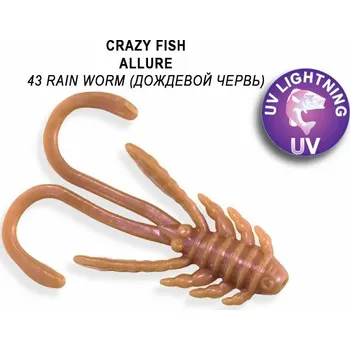 Umělá nástraha Gumová nástraha Crazy Fish Allure 4cm 43 (8ks)