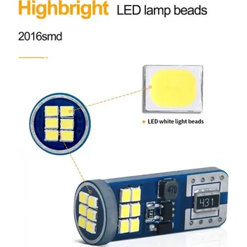 Autožárovka LED žárovka T10 W5W 18x 2016SMD