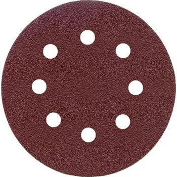 Brusný papír KRAFTWERKTOOLS Výsek EA343 8 otvorů suchý zip Varianta: Výsek EA343 125mm / zrno 240 - 8 otv. suchý zip